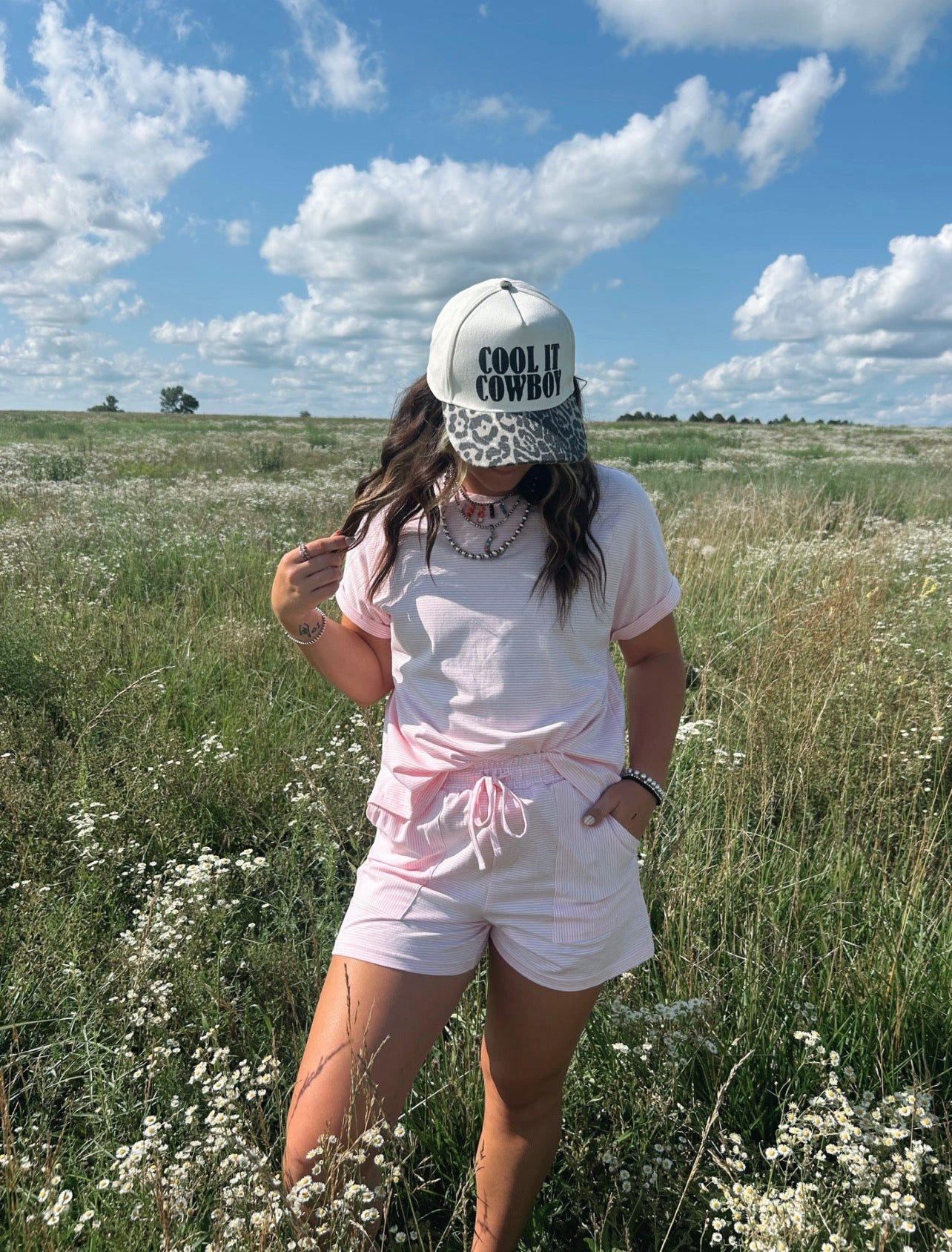 Pinky Stripped Set