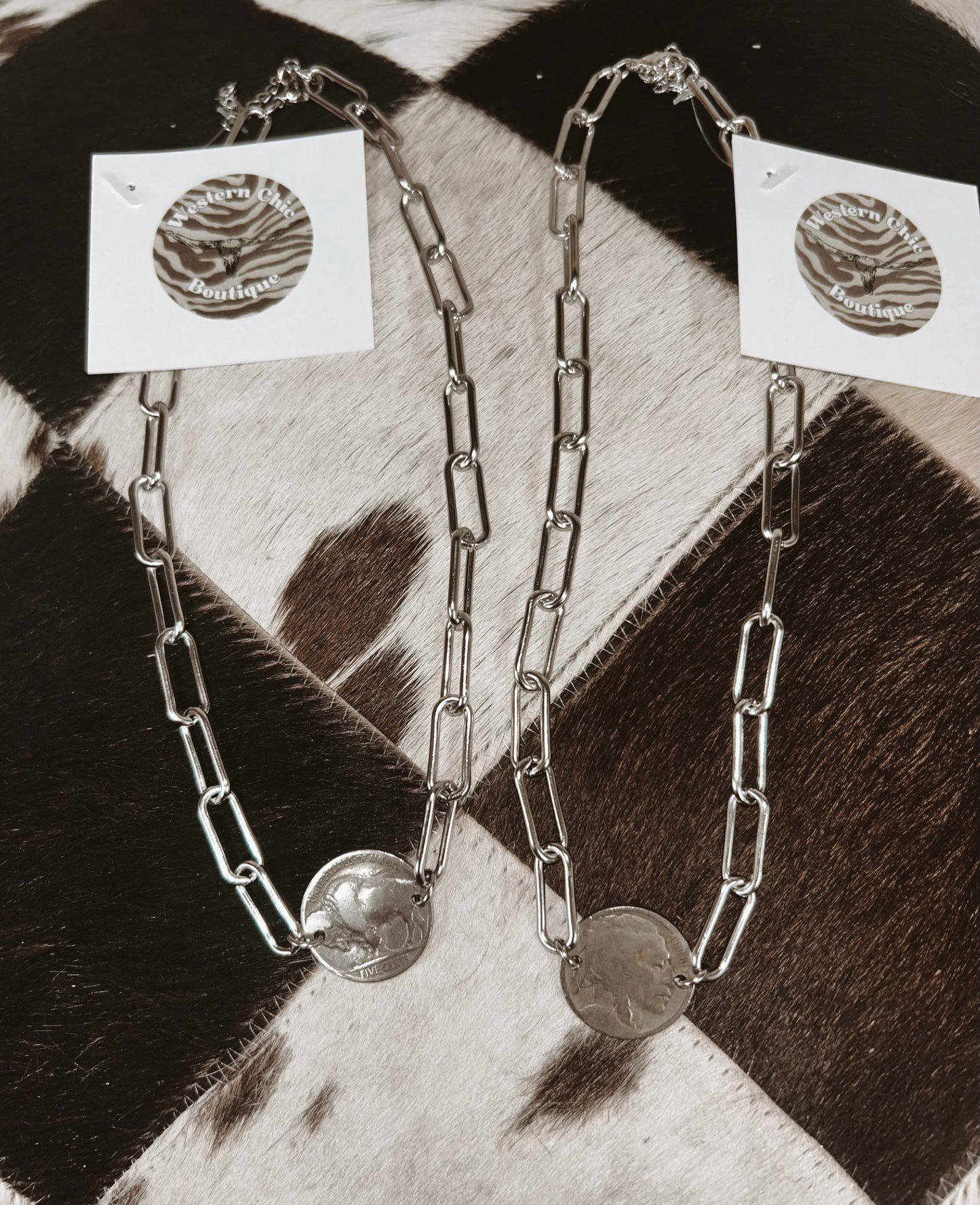 Buffalo Nickel Coin Necklace