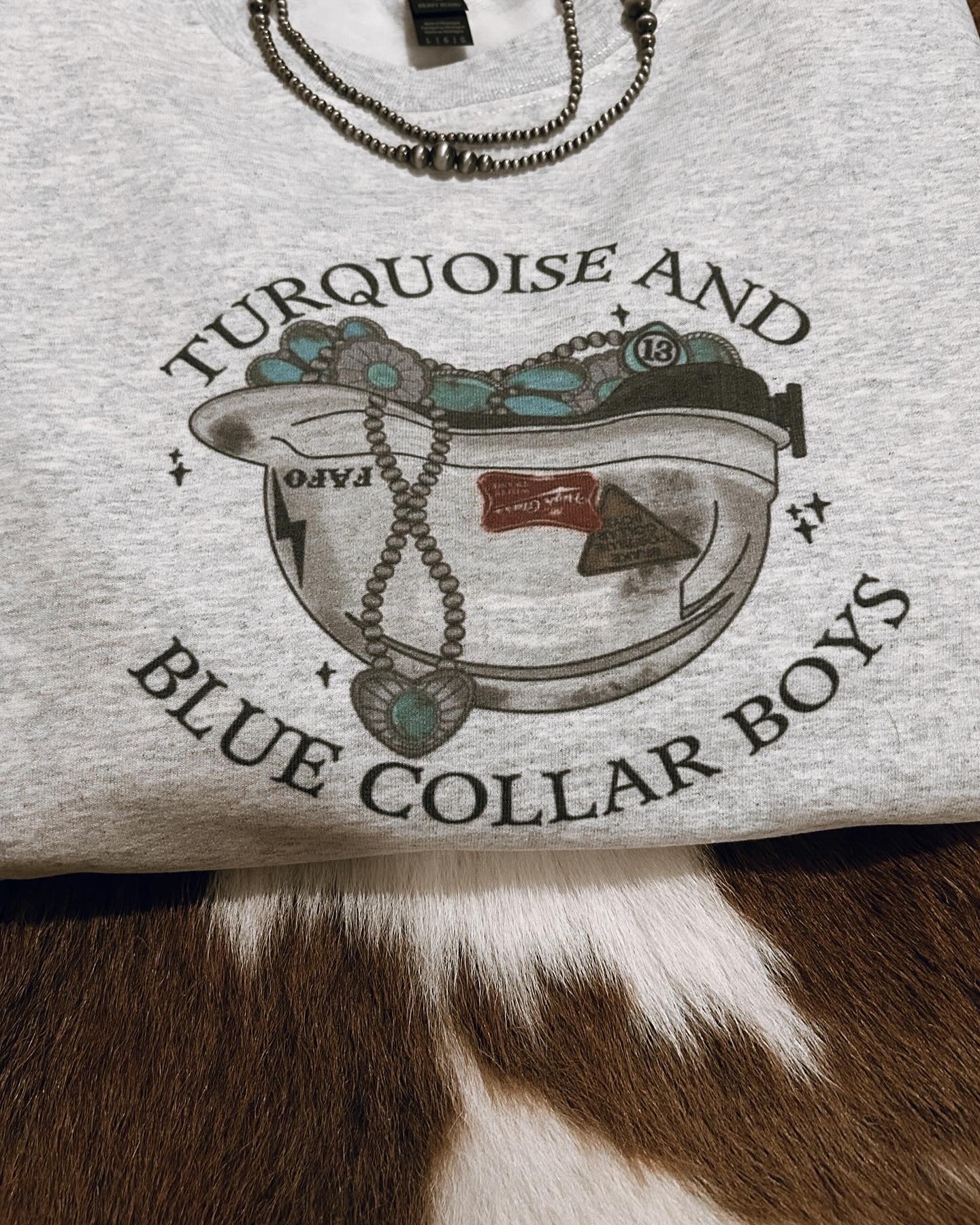 Turquoise & Blue Collar Boys