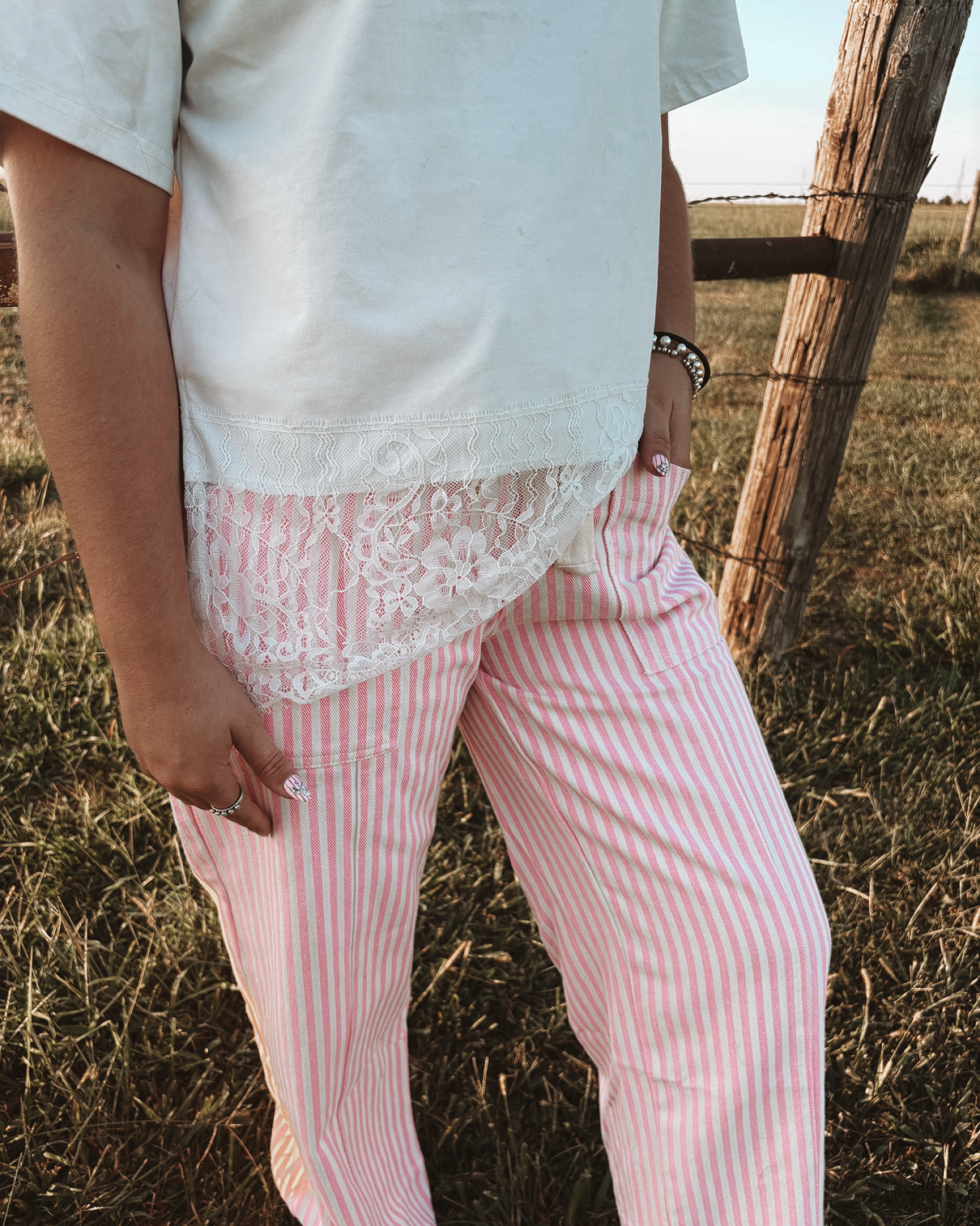 Striped Jeans