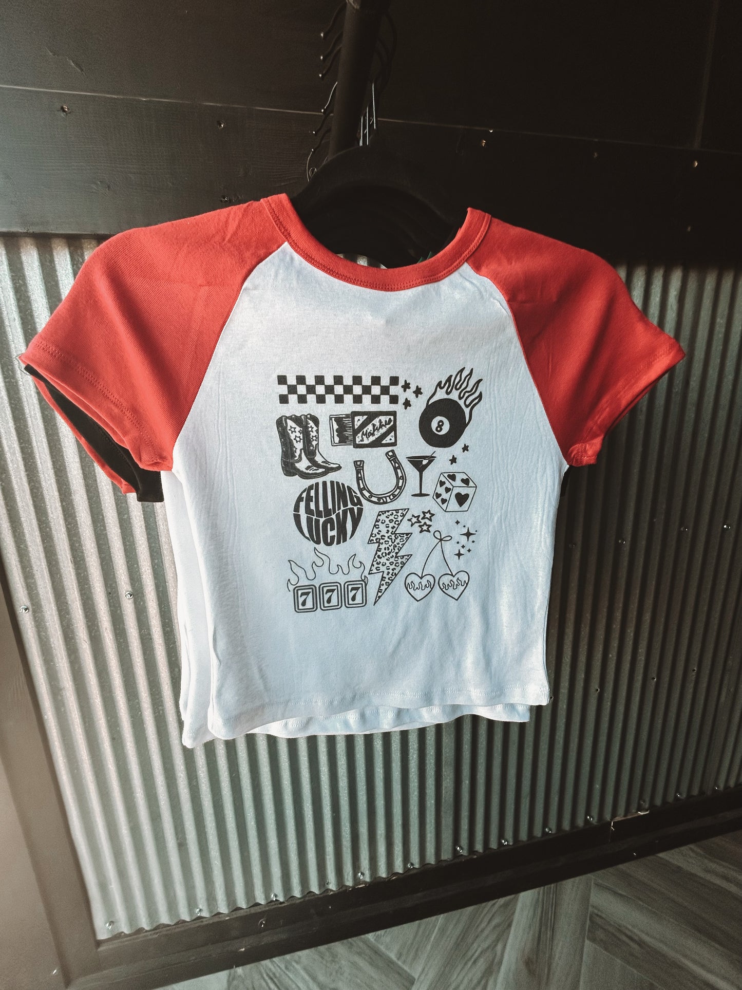 Lucky Cowgirl Baby Tee