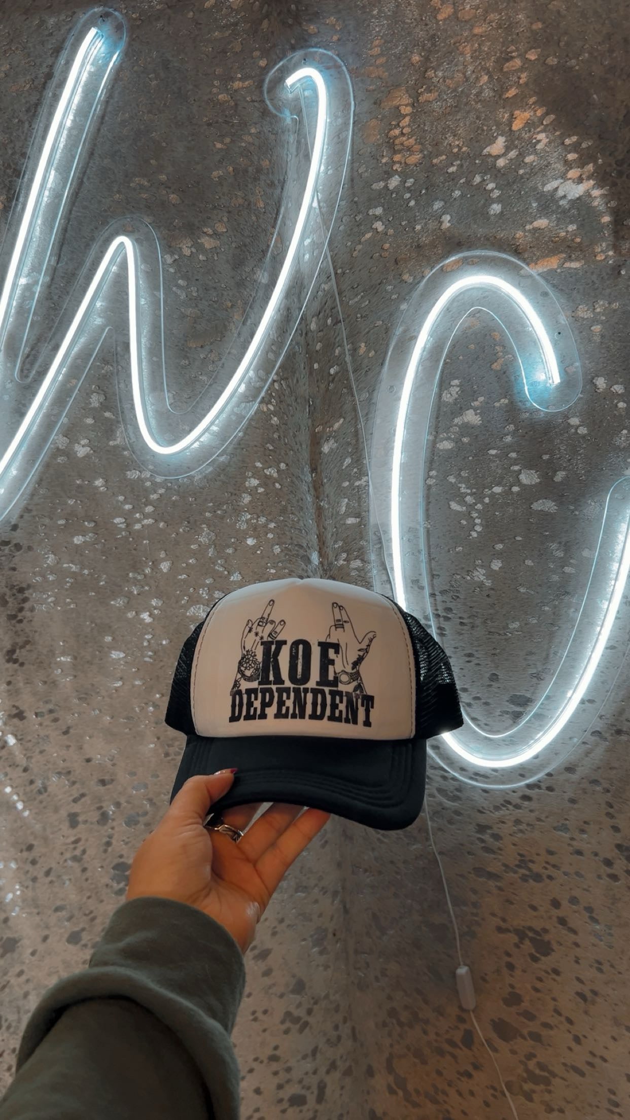 Koe Dependent Trucker Hat