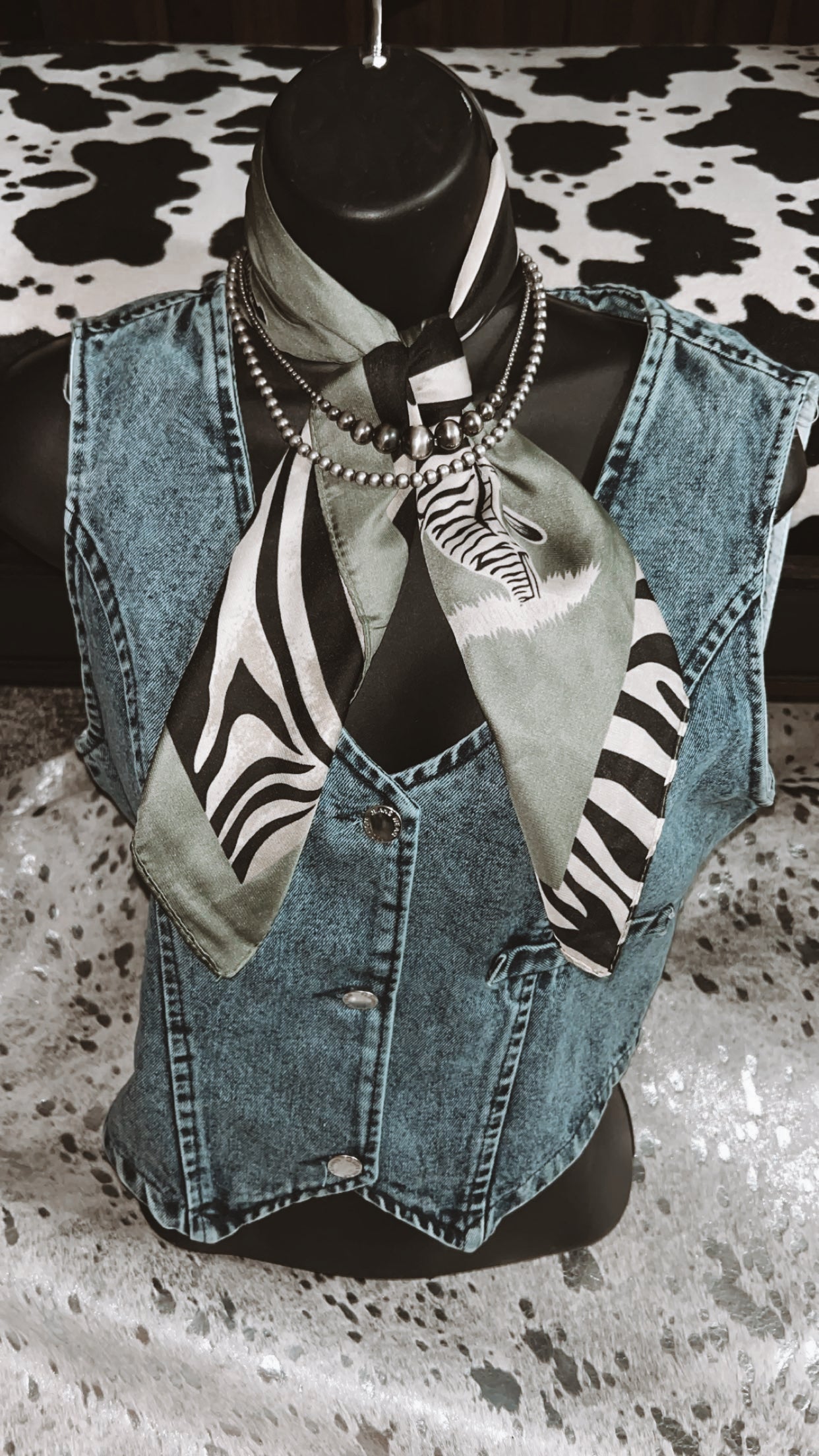 Outlaw Zebra Wild Rag