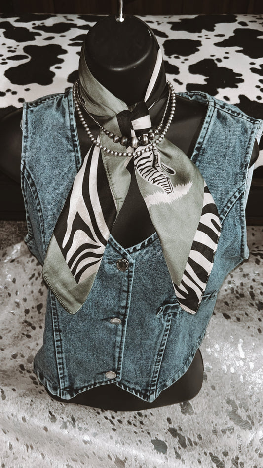 Outlaw Zebra Wild Rag