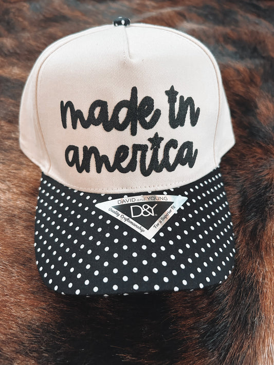 Made In America Polka Dot Hat