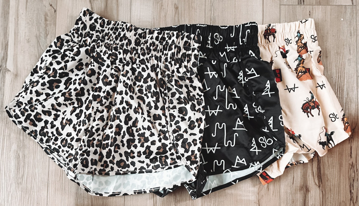 Buckin’ Around Athletic Shorts ⚡️