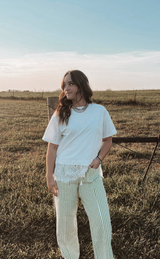 Striped Jeans