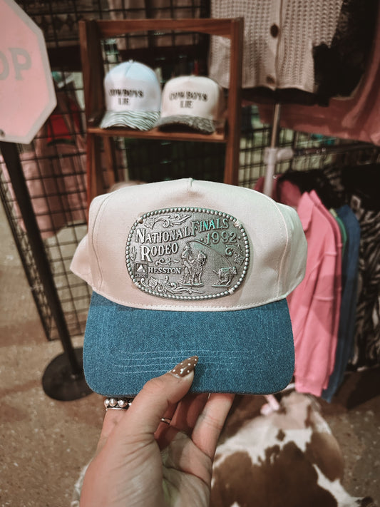 Denim Buckle Hat