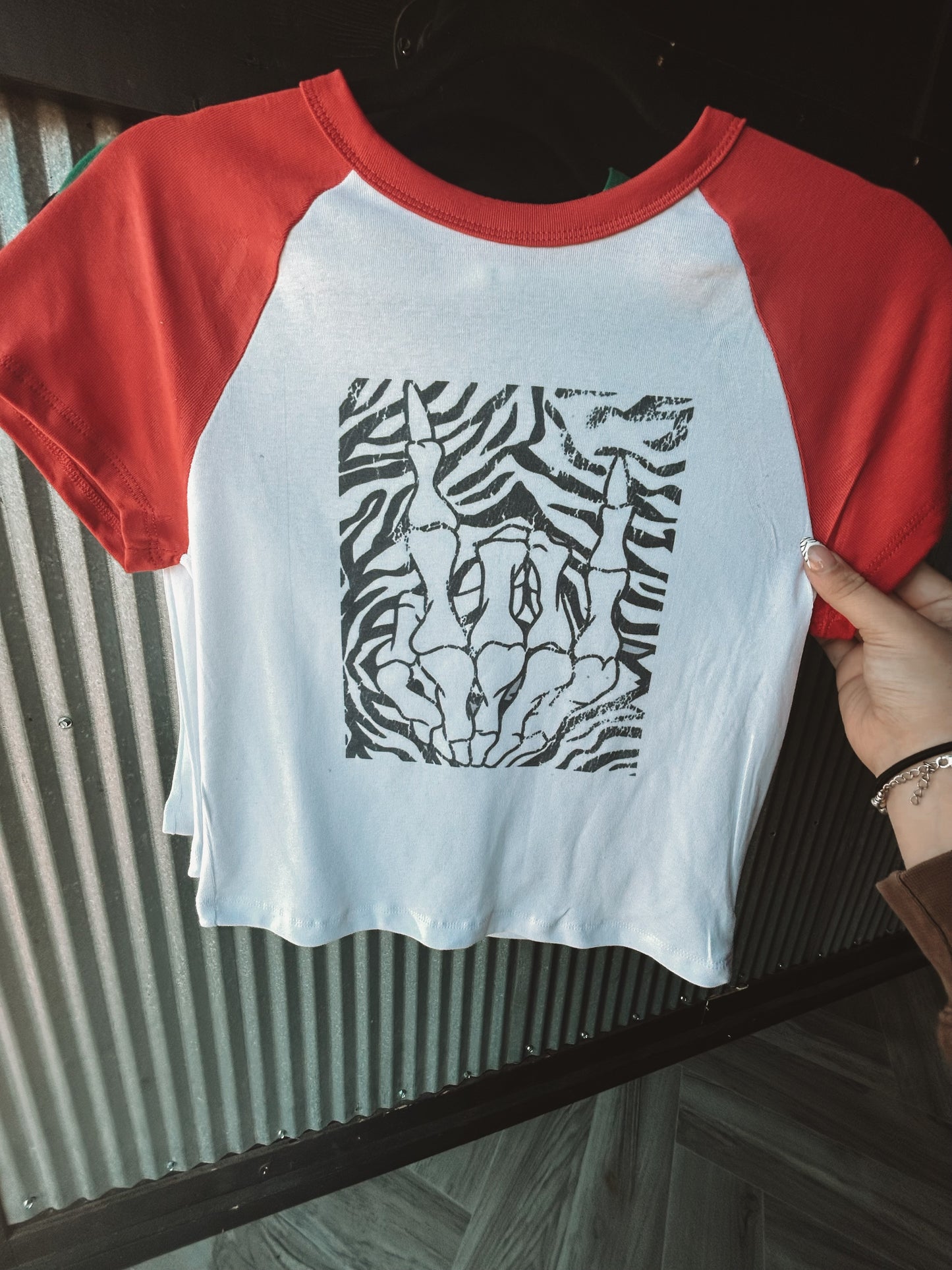 Zebra Rebal Baby Tee