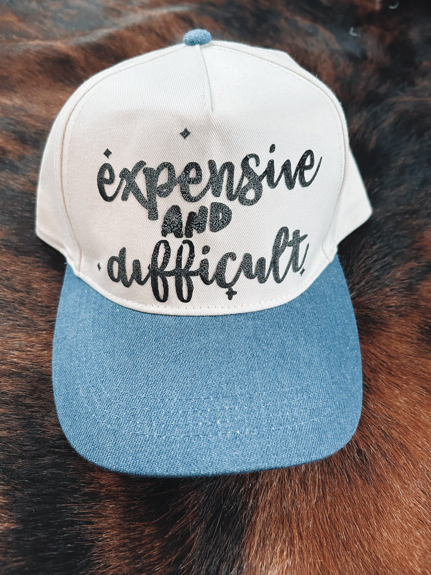Expensive & Difficult Denim Bill Hat (Sale)