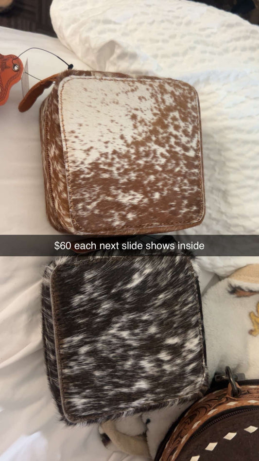 Cowhide Jewelry Cases