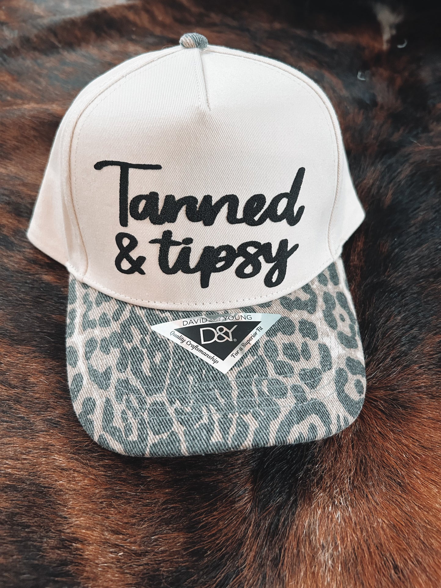 Tanned & Tipsy Cheetah Bill Hat