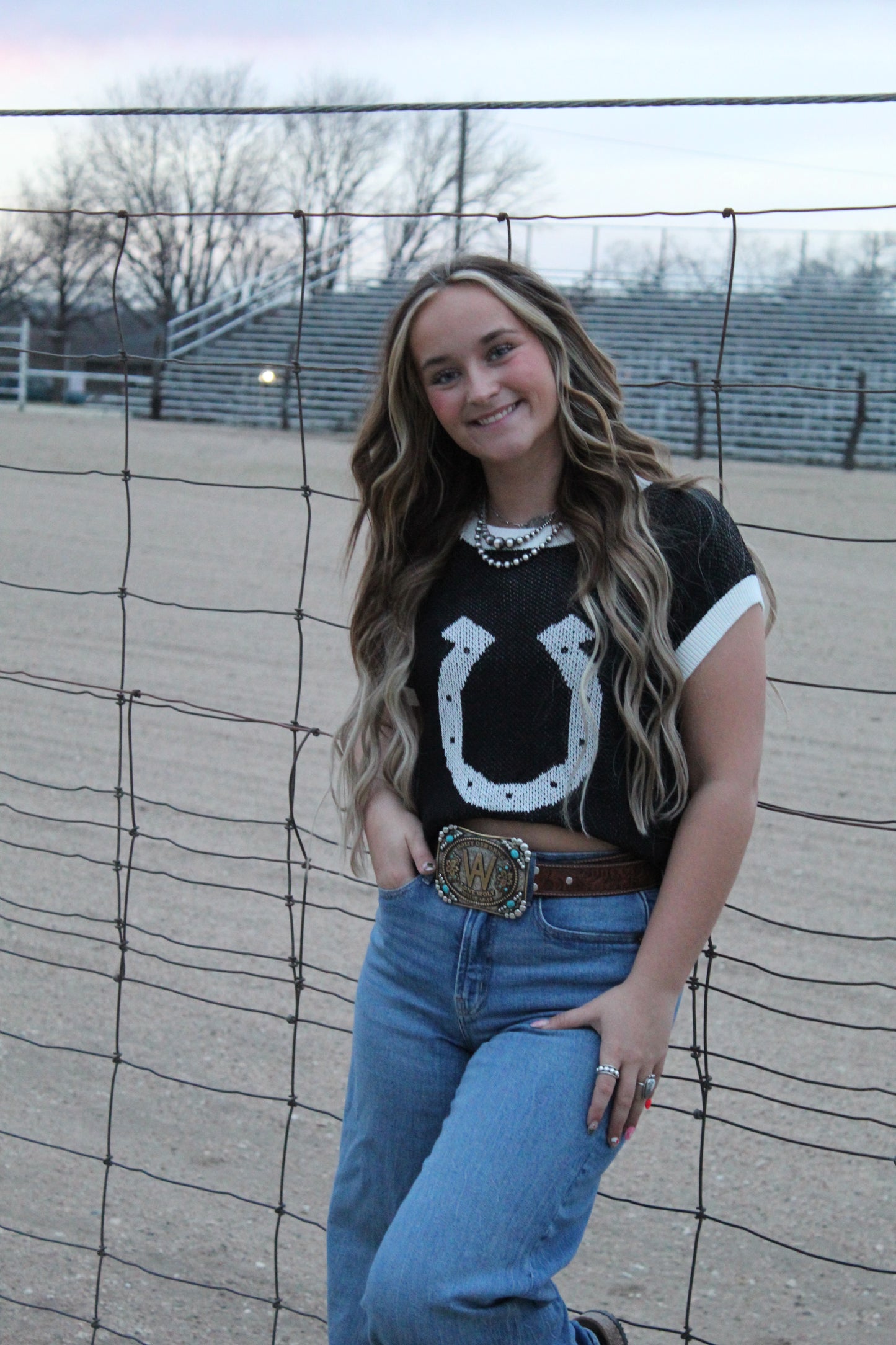 Horse shoe shirt