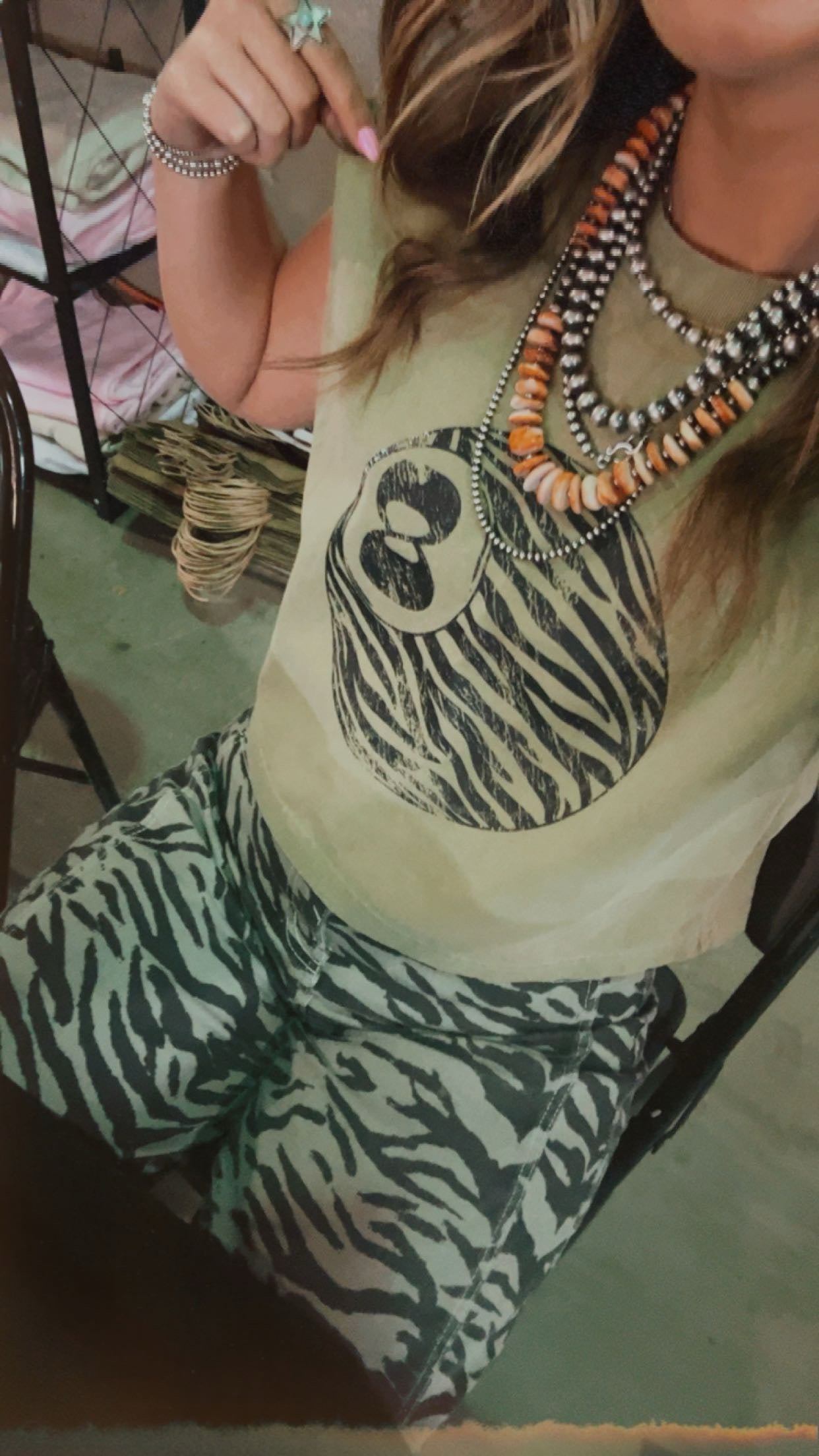 8 Ball Muscle Tee
