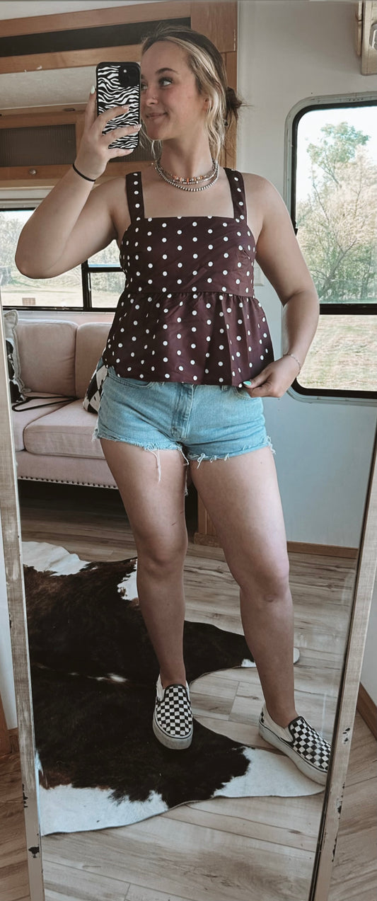 Polka Dot Darlin Tank