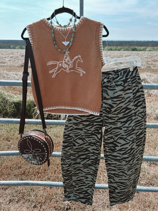 Western Burnt Orange Top