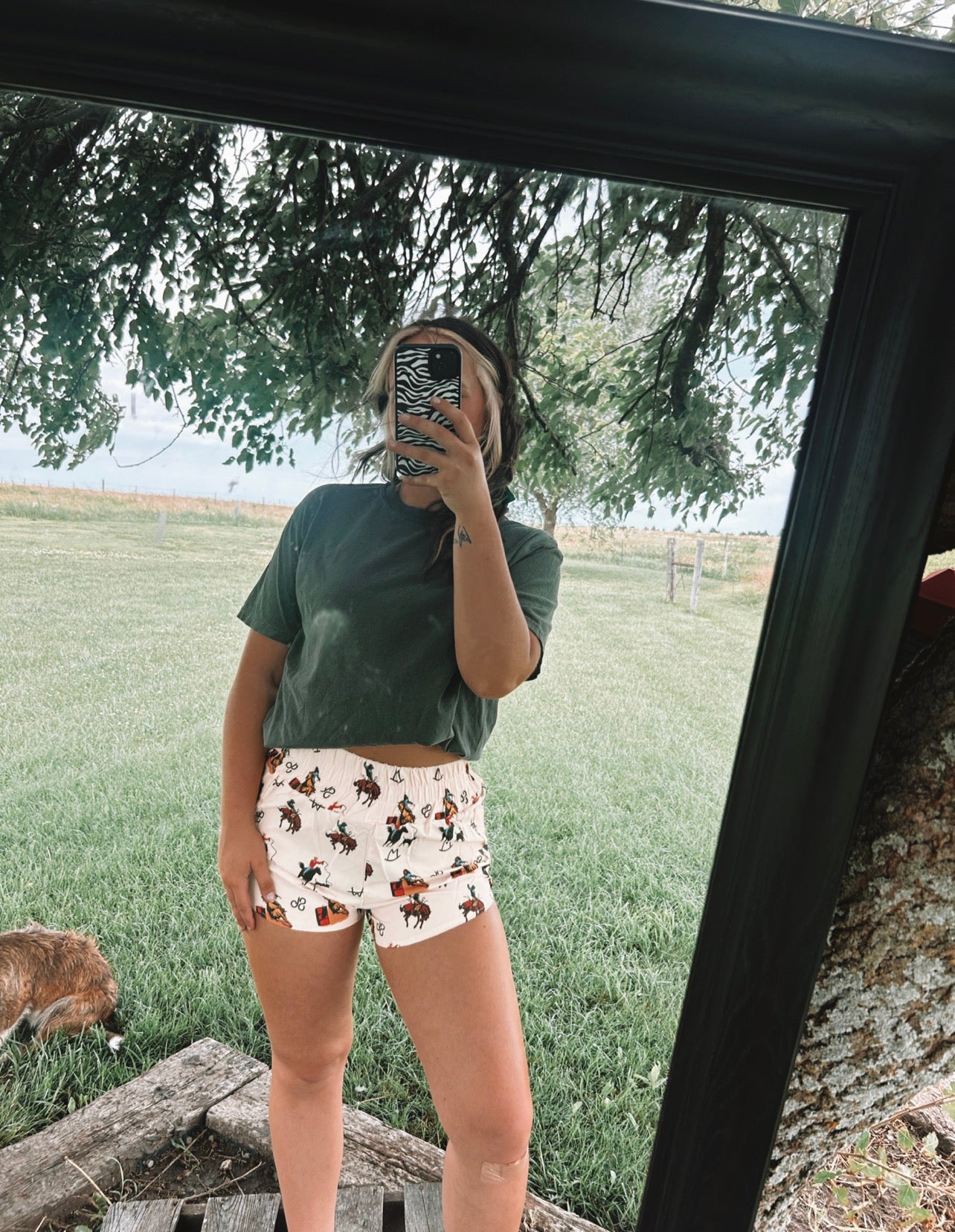 Buckin’ Around Athletic Shorts ⚡️