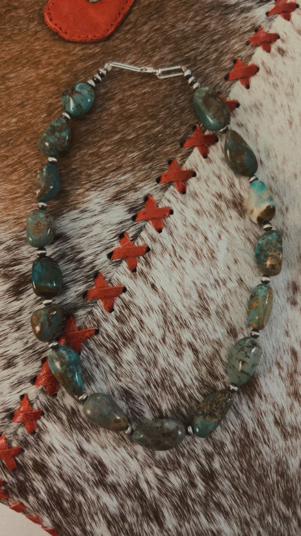 The Everly Navajo Pearl and Turquoise Necklace