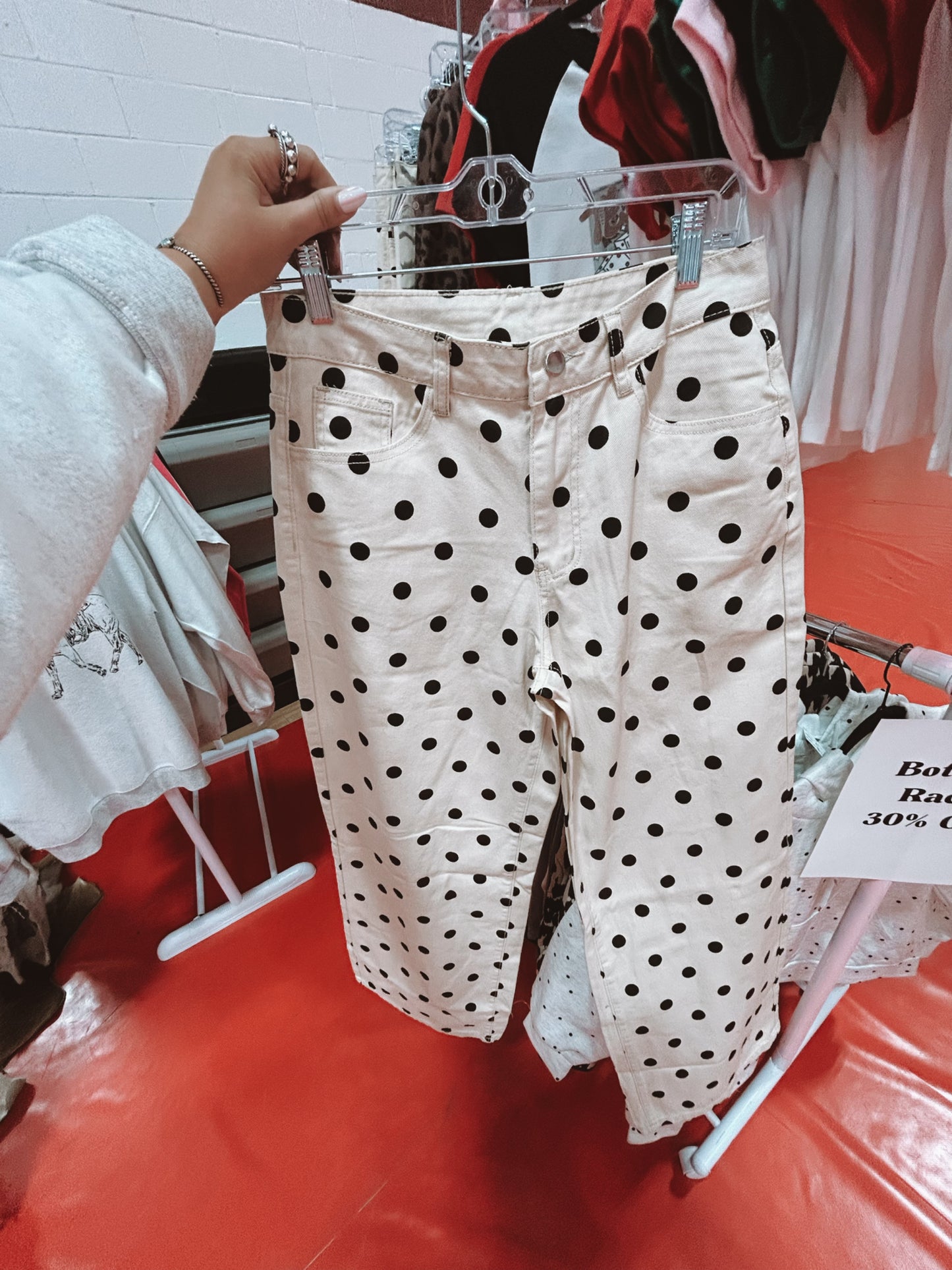 Polka Dot Jeans