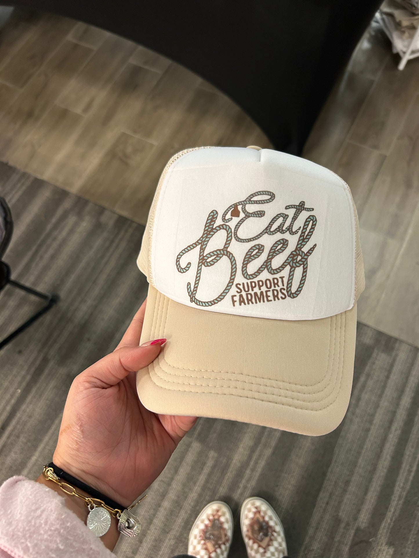 Eat Beef Trucker Hat