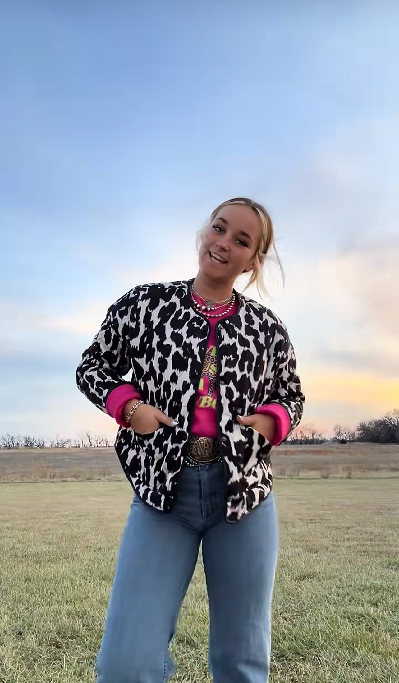 Cheetah Puffer Coat